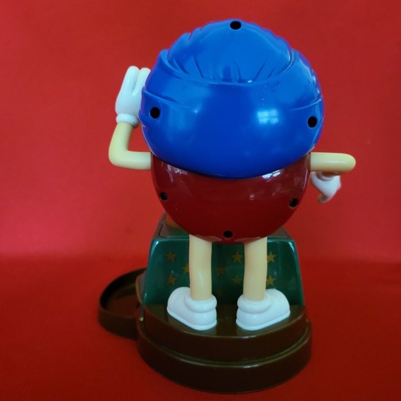 Fortune Teller M&M Candy Dispenser Red MM Blue Hat Green Table - Picture 4 of 12